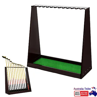 $168.30 • Buy Premium Wooden Golf Putter Stand Display Rack Holds 13-Slot Golf Club Rack AU
