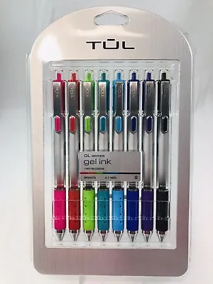 $16.88 • Buy TUL Retractable Gel Pens, 0.7 Mm, Assorted Ink Colors, 8-Pack,  Brights ,  New