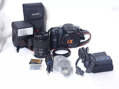 SONY ALPHA A100 10.2MP Digital SLR Camera W/ Accessories [TESTED] • $150