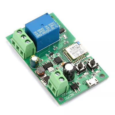 5V-12V Self-locking WiFi Remote Control Relay Smart Switch Home Relay Module • £7.97