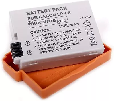 Replacement Battery LP-E8 For Canon EOS 550D 600D 650D 700D Rebel T2i T3i Kiss X • £12.99