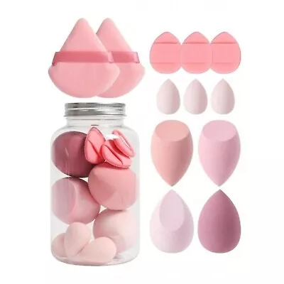 12pcs Makeup Sponge Set Triangle Powder Puff Beauty Blender Finger Air Cushion • $11.92