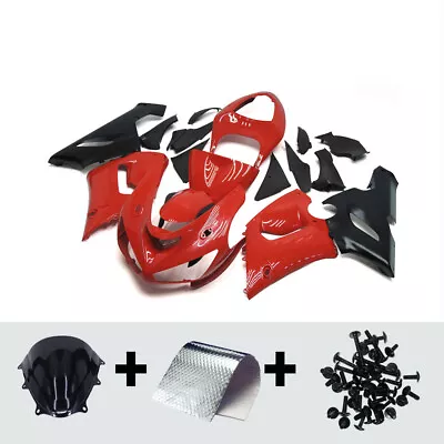 For Kawasaki Bodywork Black ABS Fairings Kits Ninja ZX6R ZX636C 2005 2006 05 06 • $443.95