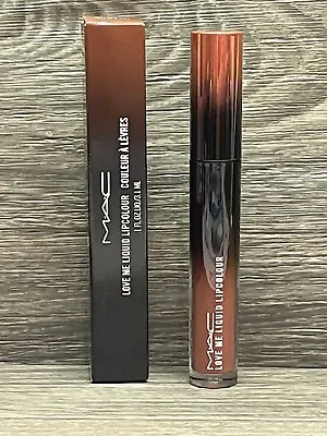 Mac Love Me Liquid Lipcolour Lipstick LIPGLOSS 499 COFFEE & CIGS FAST SHIP! • $21.95