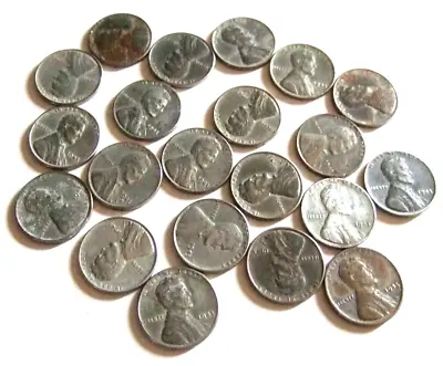 1943 Lincoln Steel Pennies (20) • $9.99