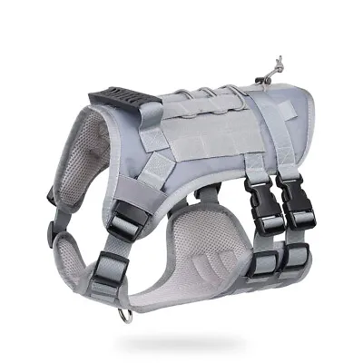 Tactical Dog Harness With Handle No-pull Large Military Dog Vest US Working Dog • $18.04