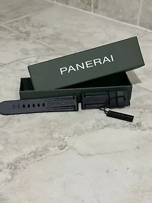 $175 • Buy Panerai Watch 24/22mm Black OEM Rubber Dive Strap MX0011QQ