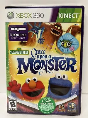 Sesame Street: Once Upon A Monster (Xbox 360 Video Game). Factory Sealed • $9