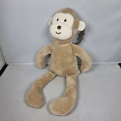 Poundland - Brown Cheeky Monkey - Pram Rattle Soft Plush Comforter Toy Hanging • £5.99