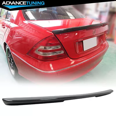 Fits 01-07 Benz C-Class W203 Sedan AMG Style Carbon Fiber Trunk Spoiler Wing • $146.99