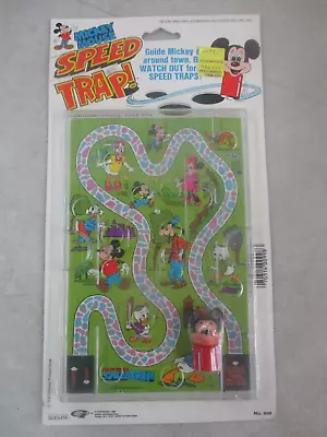 Sealed Moc Vintage Disney Mickey Mouse Speed Trap! Game 1980 Gordy • $9.99