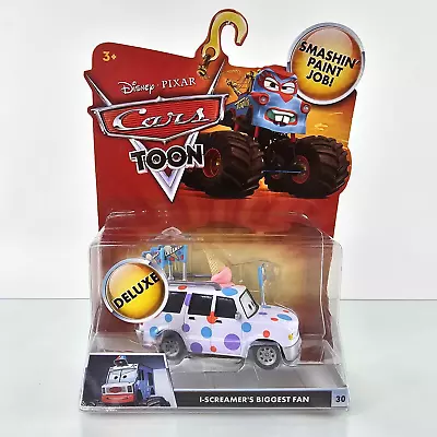 Disney Pixar Cars Toon I-Screamer's Biggest Fan Deluxe 30 Monster Truck Mater • $29.98