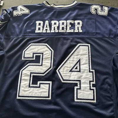 Marion Barber #24 Dallas Cowboys Jersey Reebok NFL Authentic Sz 54 Stitched • $24.95