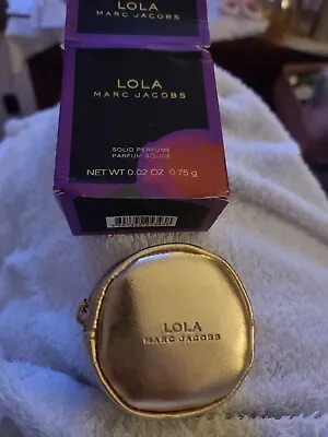 Boxed Marc Jacobs Lola Ring Solid Parfum Perfume Rare Discontinued On Chain  • £40