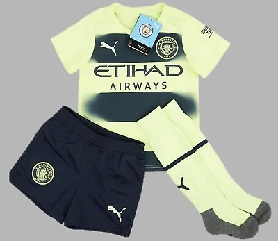 New Man City 3-4 Years Boys Football Kit Shirt Shorts Socks Manchester • £34.99