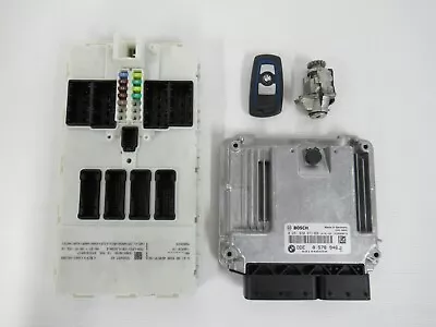 £169.95 • Buy Bmw F20 F21 120d F22 220d F30 F31 320d N47n Engine Ecu Kit Dme Module With Key