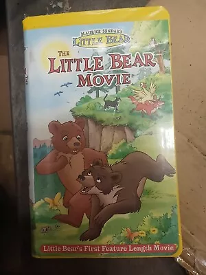 The Little Bear Movie VHS 2001 Maurice Sendak Kids Cartoon Family Movie Rated G • $4.95