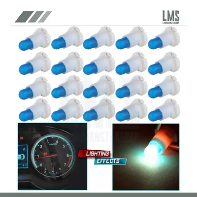 20x T5/T4.7 Neo Wedge HVAC Heater Climate Control Light Ice Blue Halogen Bulbs • $10.28