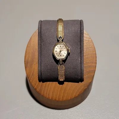Vintage Vantage Women's 17 Jewels Mechanical 10K GF Bracelet Watch Watch Repair • $12.98