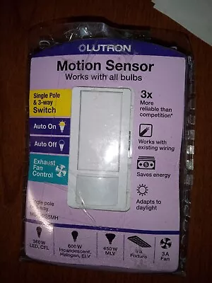 Lutron MSOPS5MHWH 5A Occupancy Sensor Switch - Maestro White • $8