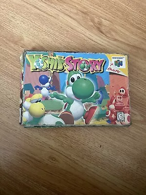 Yoshi Story N64 CIB Complete Box Bad Condition  Authentic Nintendo 64 1998 • $65