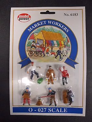 Model Power O Scale Market Workers Pack (6 Figures) - MP6183 • $14.99