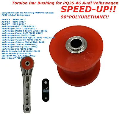 SPEED-UP POLYURETHANE Torsion Bar Bushing For PQ35 46 Audi Volkswagen Golf Jetta • $21.98