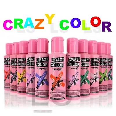 Crazy Color Semi Permanent Hair Dye 100 Ml • £5.98