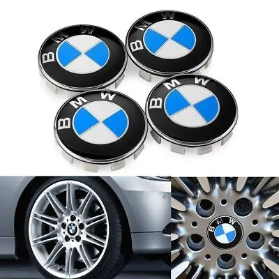 4PCS Genuine For BMW Wheel Center Hub Caps Logo Badge Emblem Original 68mm • $15.99