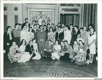 1942 Secy Henry Wallace Winners Science Talent Search Contest Event 7X9 Photo • $24.99