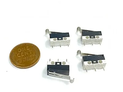 4 X Micro Limit Switch Kw10-z3p075 Kw10 Mini 3d Printer End Stop Arc Lever E21 • $8.49