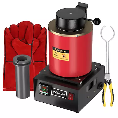 £225.99 • Buy 220V 3KG Electric Melting Furnace Kiln Refining Gold Silver Copper Aluminum DIY