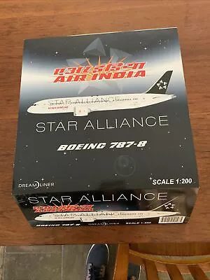 Star Alliance Air India 1:200 Diecast Metal Boeing 787-8 VT-ANU - JC Wings • $100