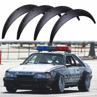 4X 4.5  Fender Flares Wide Body Kit Wheel Arches For Ford Mustang Foxbody 72-99 • $69.23