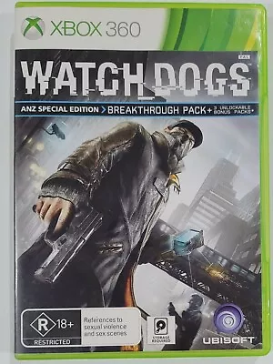 Watch Dogs -- ANZ Special Edition (Microsoft Xbox 360 2014) • $9.95