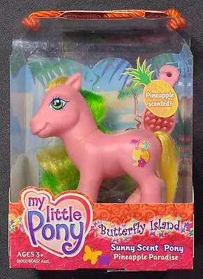 My Little Pony G3 Pineapple Paradise Sunny Scents Set Butterfly Island 2005 NIB • $20