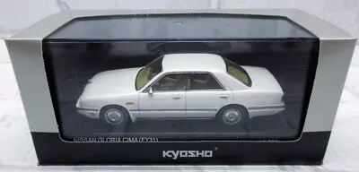 Kyosho 1/43 Infiniti Q45/Nissan Gloria Cima FY31 White Pearl Model Car 1991 • $99.95