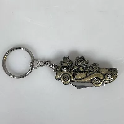 Pocket Pal Dandy Minnie Mouse-Donald Duck Benz 1930E  4” Key Chain  1” Knife E1 • $6.95