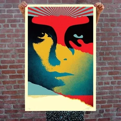 Obey Giant A Cracked Icon Print Shepard Fairley • £134.92