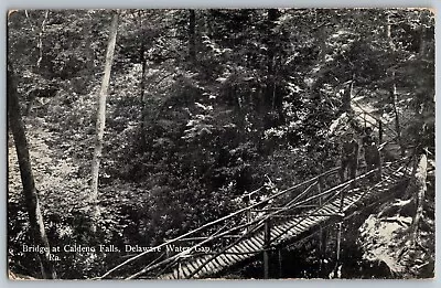 Delaware Water Gap Pennsylvania - Bridge At Caldeno Falls - Vintage Postcard • $16.99