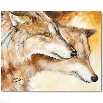  Wolf Pair  ORIGINAL PAINTING By Marcia Baldwin  • $1000