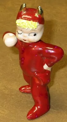 Vintage Mini Japan Spaghetti Trim Pixie  DEVIL  Figure Figurine • $39.99