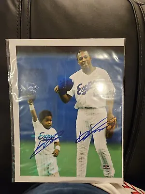 Vladimir Guerrero Sr. & Jr. Signed Autographed 8x10 Photo PSA Authenticated • $104.99