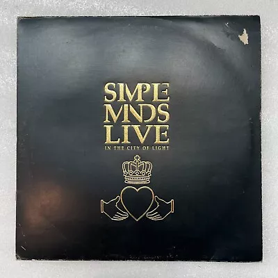 Simple Minds Live In The City Of Light Record Vinyl 2xLP SMDL 1 1987 Pop Rock • £19.99