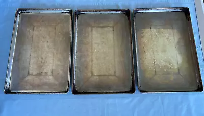 3 Commercial Vintage Baking Pan/Cookie Sheet/Jelly Roll Pan • $24.99