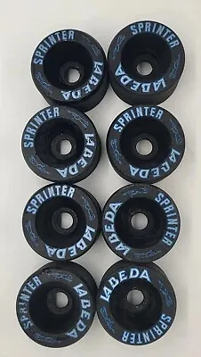 Vintage Labeda Sprinter Speed Roller Skate Wheels Derby - Set Of 8 Blue • $97.65