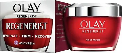 £11.49 • Buy Olay Regenerist 3 Point Moisturiser Anti-Ageing Night Cream 50ml (Damaged Box)
