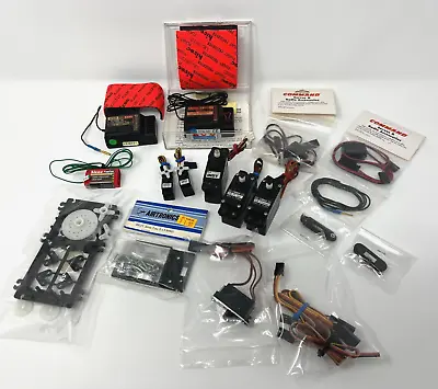 Hitec Micro RCD 3800 Receiver 72MHz & Supreme RCD 3600 JR/Hitec Feather + Servos • $58.97