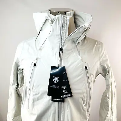 $399 • Buy Descente Floatech 3L Hard Shell Jacket  White Shell Jacket Coat Mens Small NWT