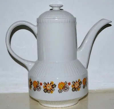 £6.95 • Buy Vintage Samson Bridgwood Marguerite Lidded Coffee Pot - 22cm High